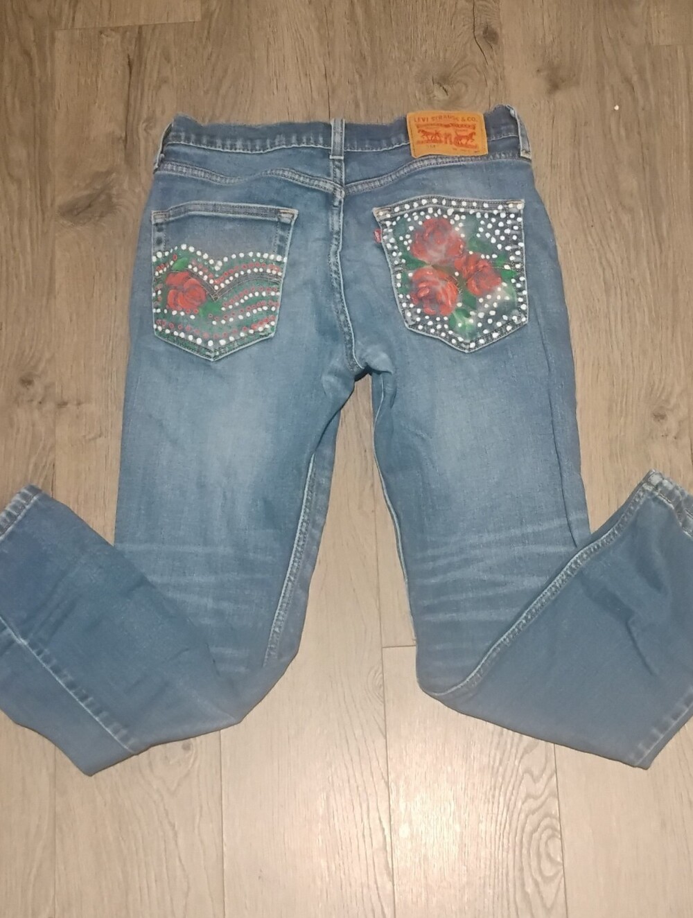 Painted Levi's Jeans
